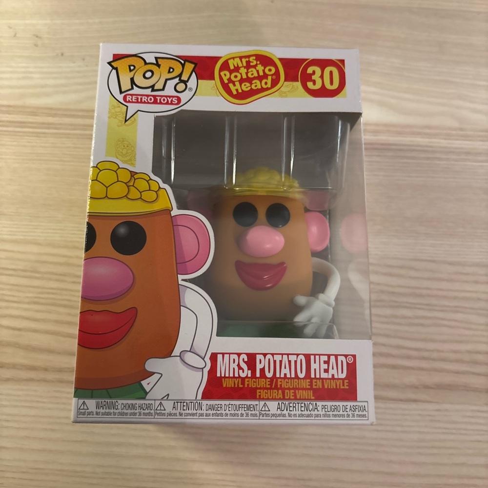 Funko Pop! Mrs. Potato Head Vinyl Figure - Brown, Pink, Yellow